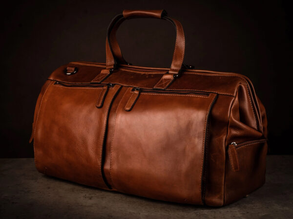 Wochenendtasche aus Leder – Bild 4