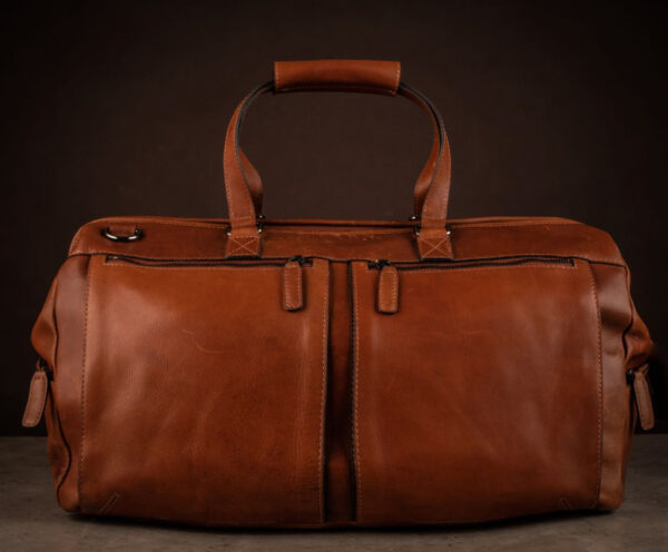 Wochenendtasche aus Leder – Bild 2